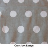 Grey Spot Design Fabric